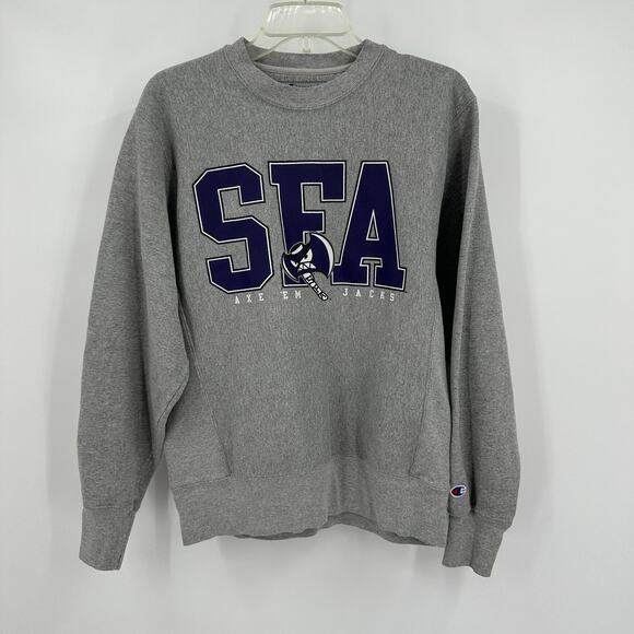 Champion Reverse Weave Sweatshirt Size S SFA Lumberjacks Collegiate Pullover - Picture 1 of 7